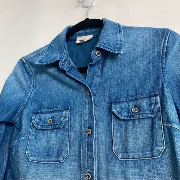 AG Adriano Goldsshmied Denim Button Down Shirt Size X-Small - Picture 2 of 8